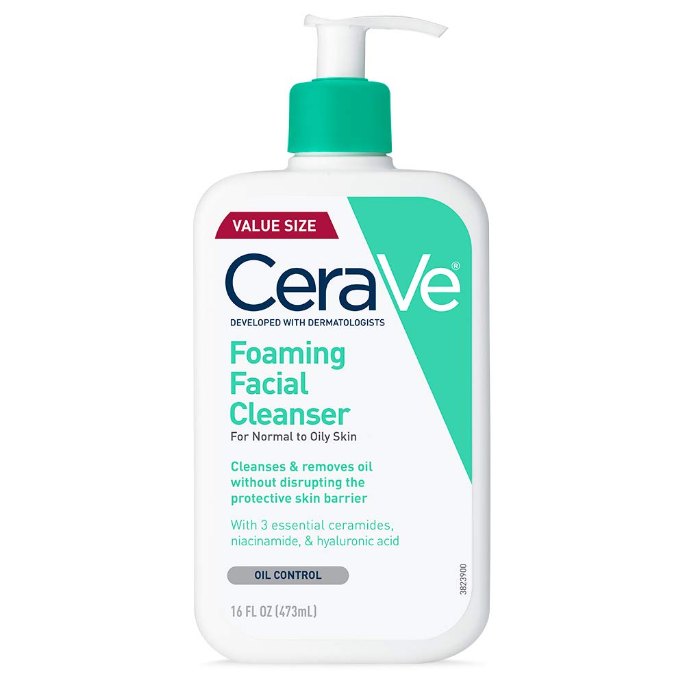 Best face wash for oily skin: CeraVe Foaming Facial Cleanser